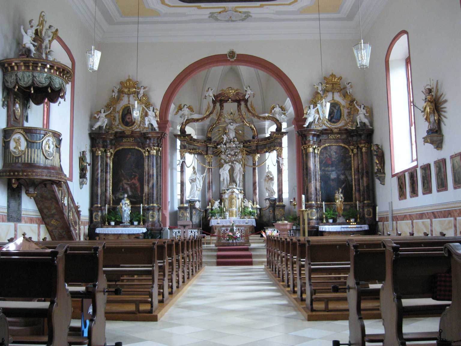 St Jakobus Lengfurt Innen